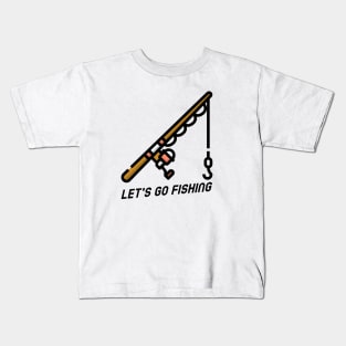 Lets Go Fishing Kids T-Shirt